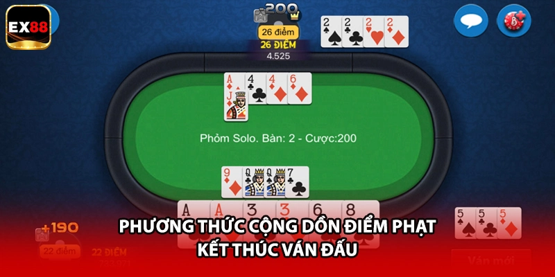 Phương thức cộng dồn điểm phạt kết thúc ván đấu